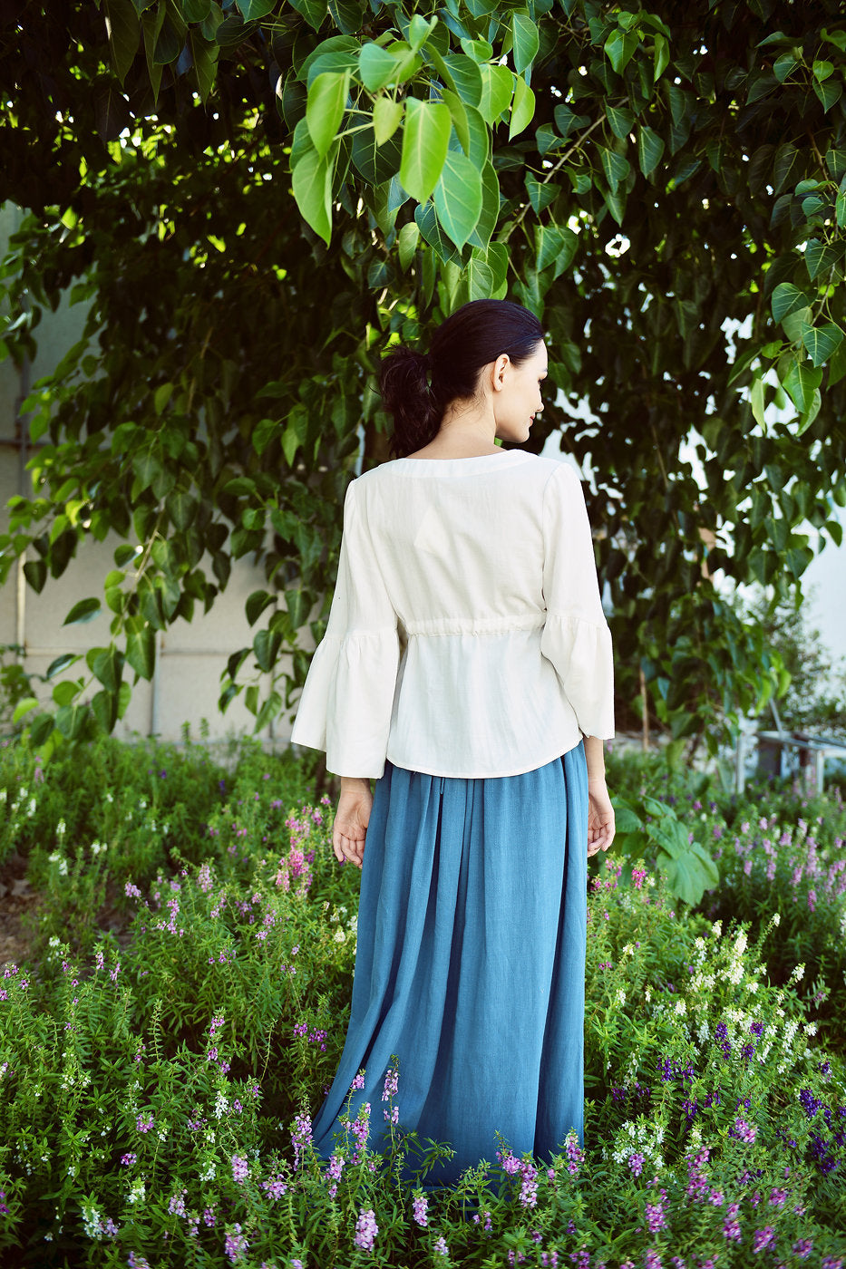 Women Blouse Linen - Long Sleeve Blouse Women - Women Linen Top