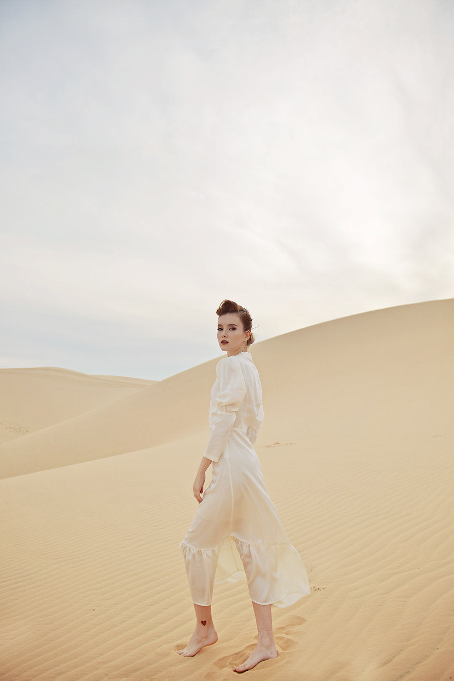 Ivory Silk Dress - Lelasilk Silk Gown - Event Silk Gown - Wedding Guest Gown