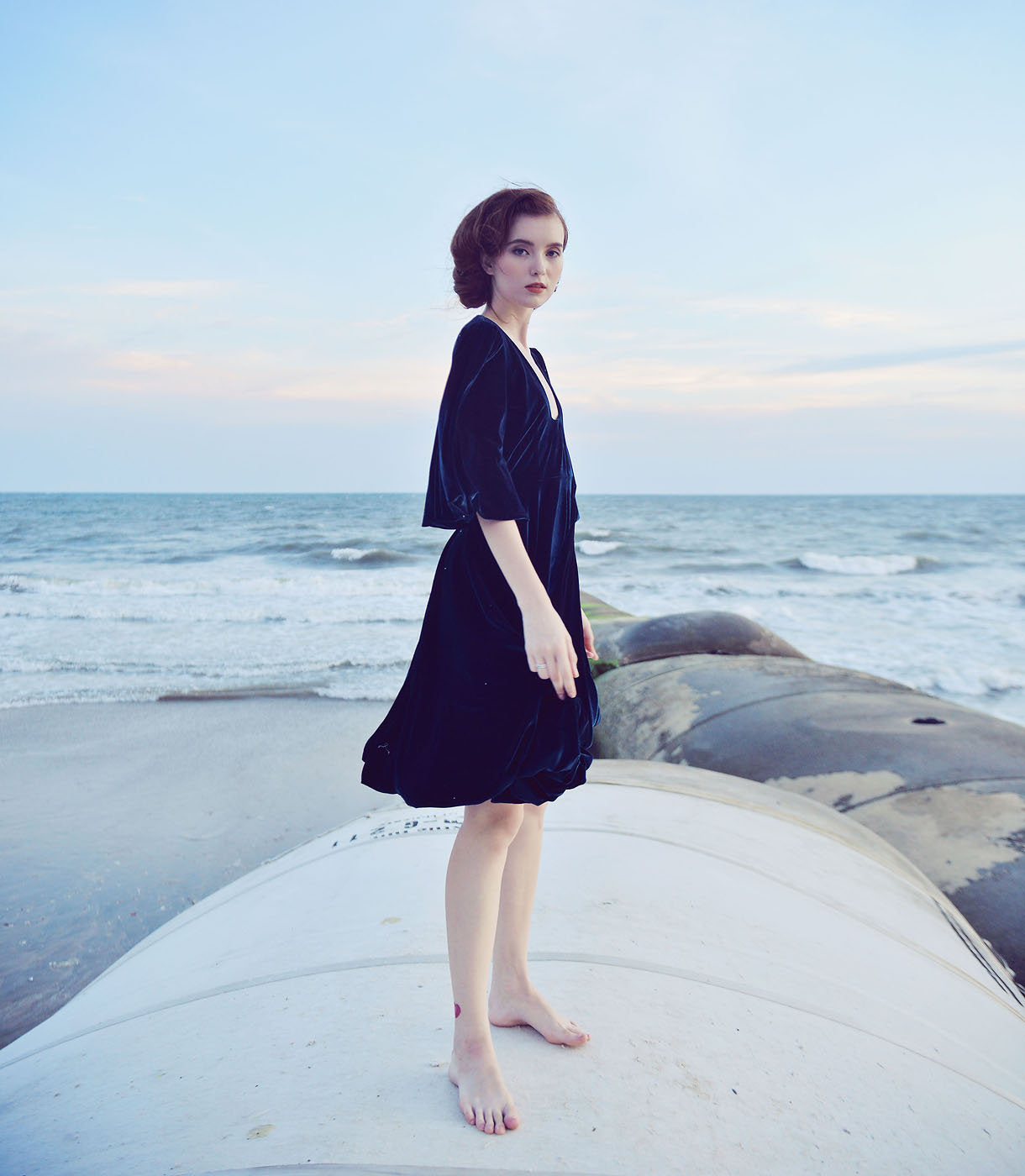 Velvet Gown Women - Bridesmaids Velvet Dress - Short Velvet Dress