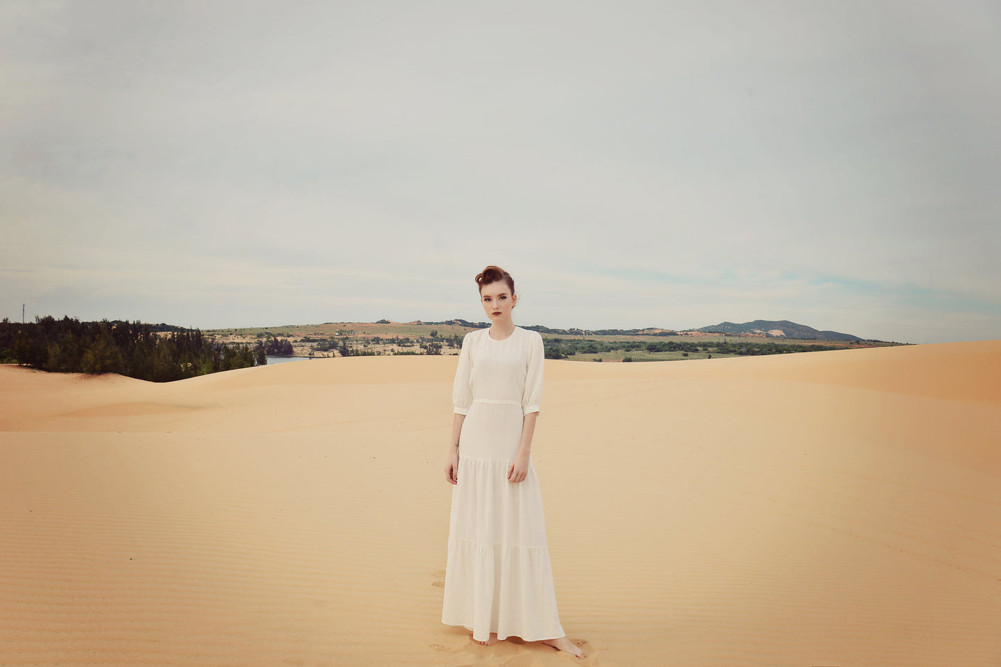 Openback Linen Dress - Linen Dress Maxi - Backless Cotton Dress