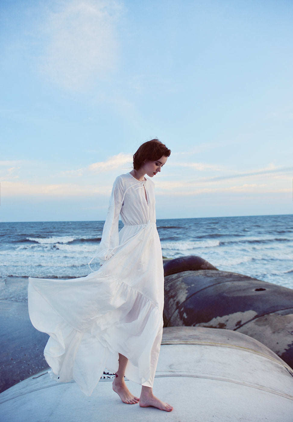 Silk Night Gown - Silk Sleeping Gown - Silk Sleepwear