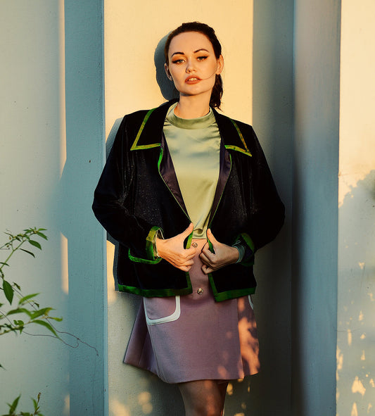 Long Sleeve Cardigan Women - Classic Velvet Cardigan - Winter Velvet Coat