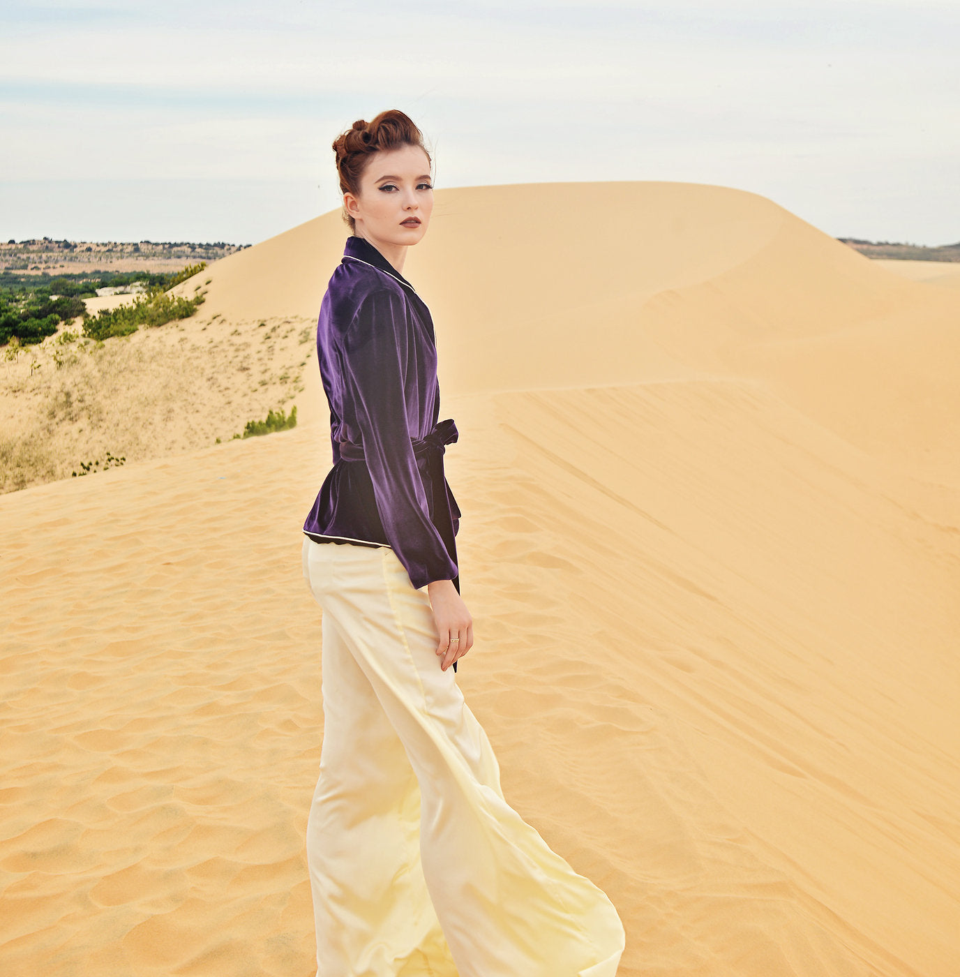 Jacket for Women - Long Sleeve Velvet Jacket - Classic Velvet Cardigan - Winter Velvet Coat