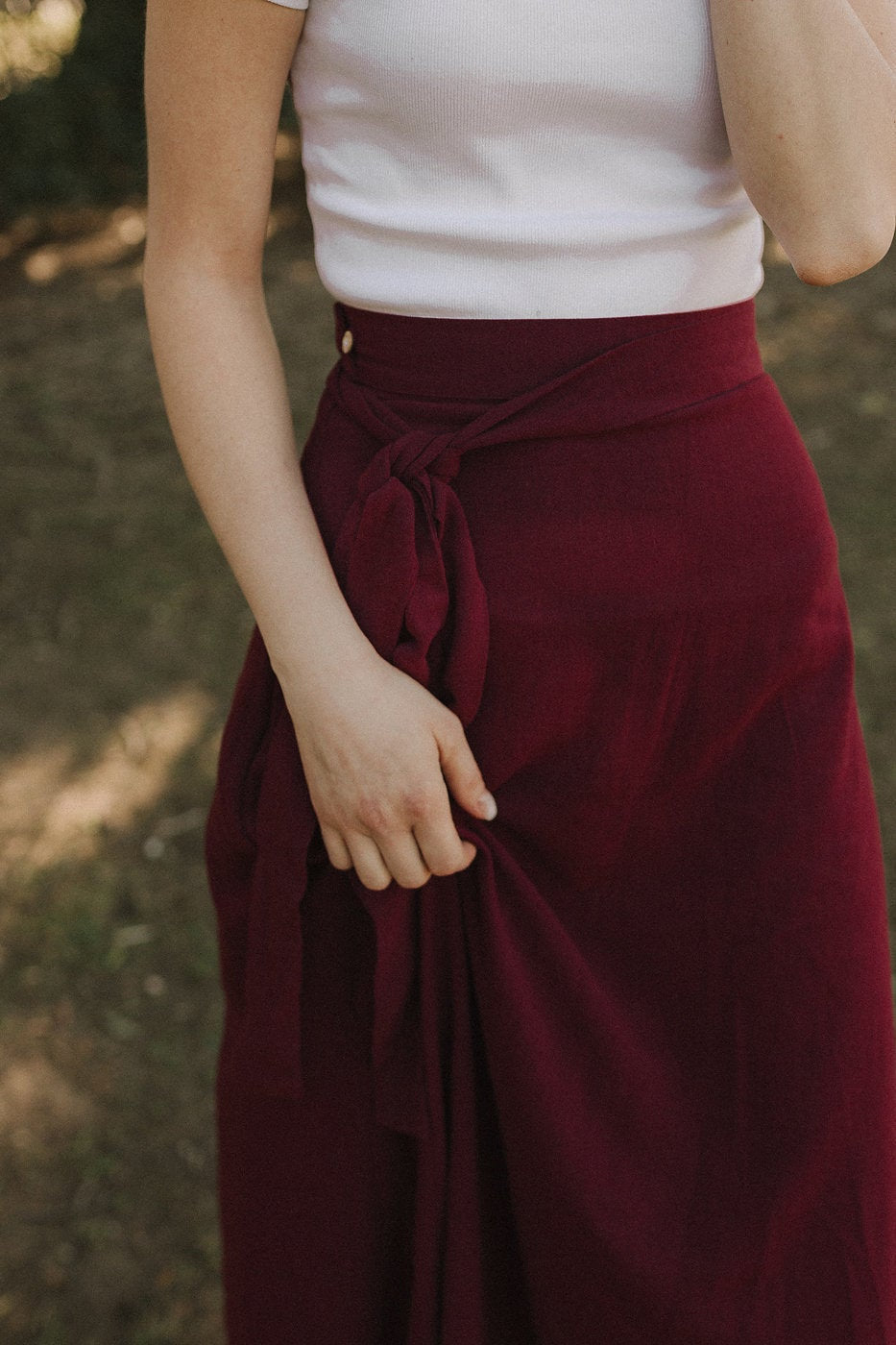 Linen Skirt Women - Women Long Skirt - Wrap Skirt Linen - Natural Clothing