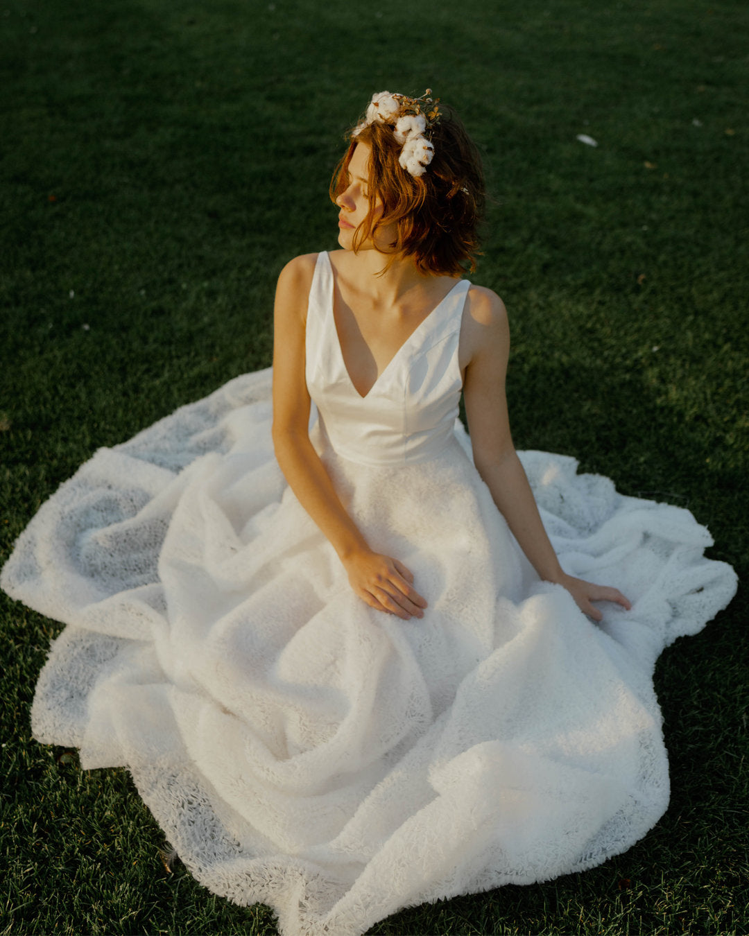 Wedding Dress Boho - Bridal Gown - Outdoor Wedding Dress