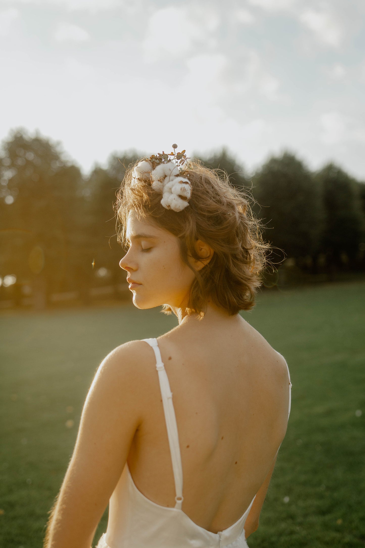 Wedding Dress Boho - Bridal Gown - Outdoor Wedding Dress