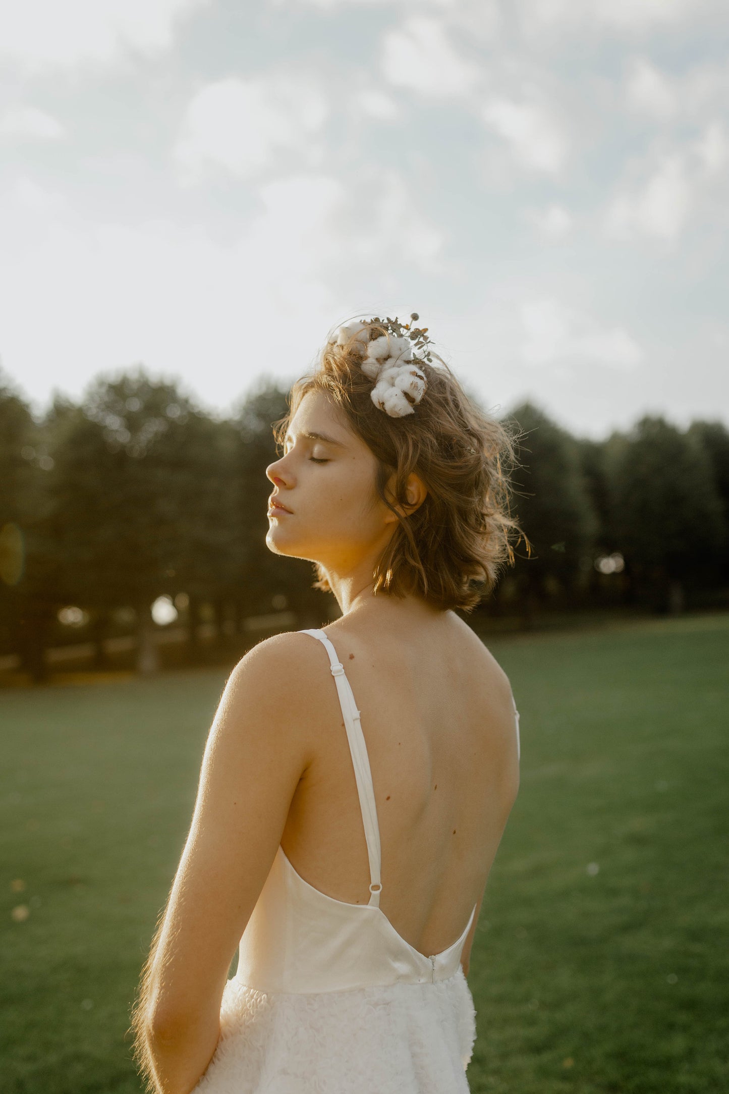 Wedding Dress Boho - Bridal Gown - Outdoor Wedding Dress