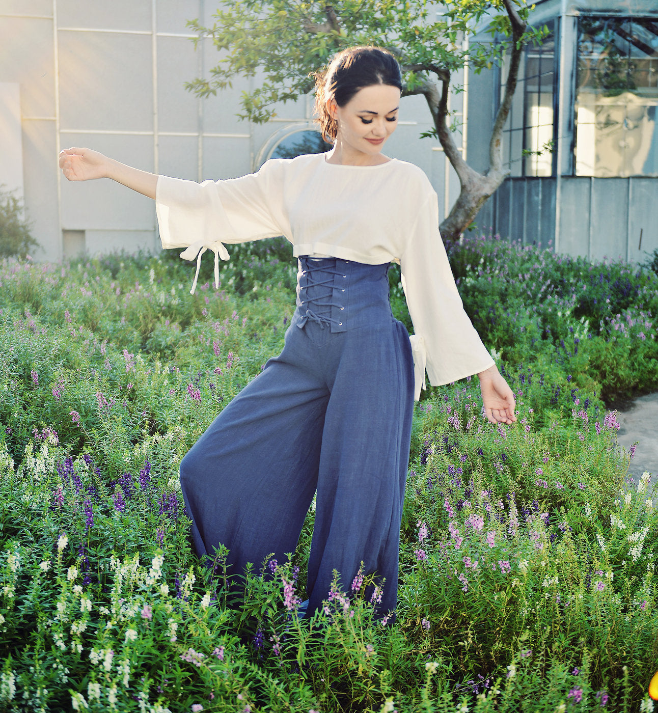 Linen Pants High-waisted - Women Linen Pants - Cotton Pants Women - Linen Women Trousers