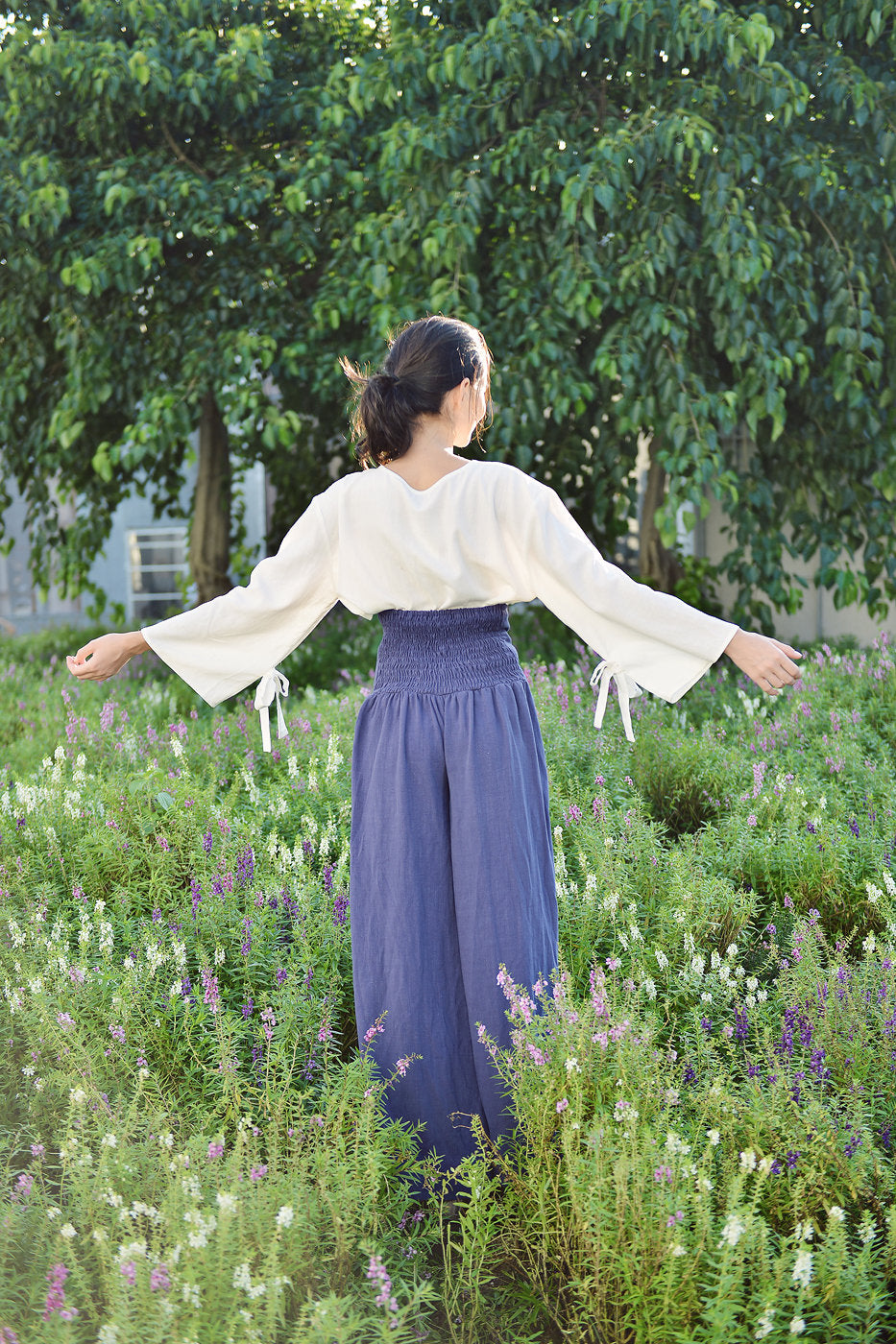 Linen Pants High-waisted - Women Linen Pants - Cotton Pants Women - Linen Women Trousers