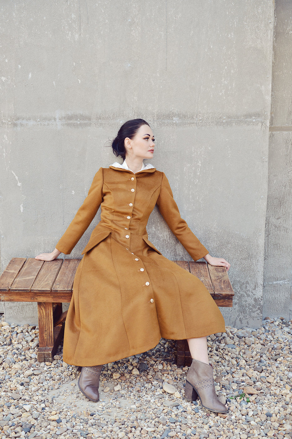 Winter Coat Women - Long Wool Coat - Women Wool Coat - Winter Outfit Women