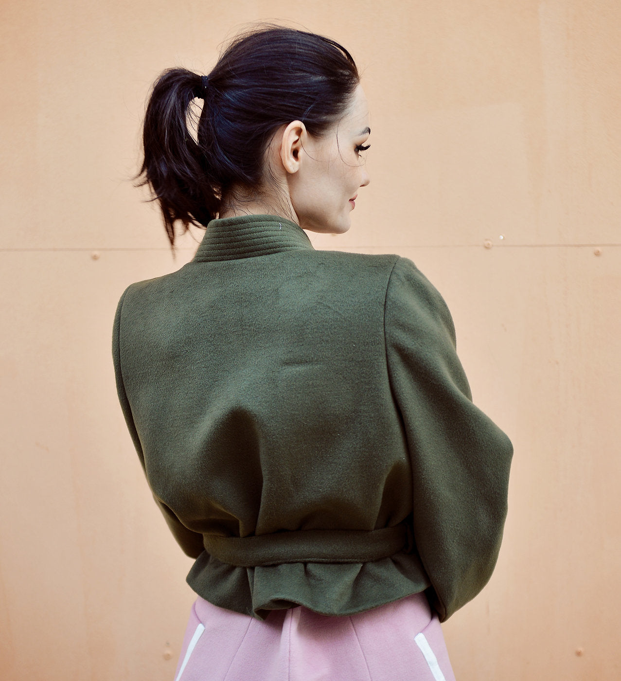Winter Coat Long Sleeve - Cashmere Wool Coat - Women Wool Coat - Winter Coat - Winter Oversized Coat